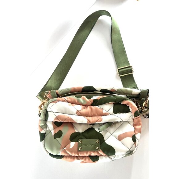 BearPaw Handbags - Bear Paw Crossbody bag, wide green adjustable strap